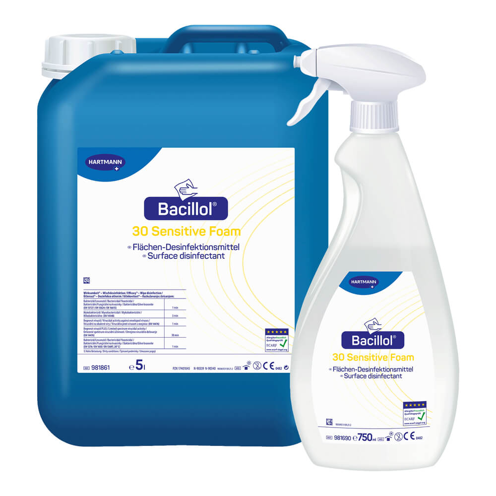 Bacillol® 30 Sensitive Foam surface disinfectant, ready for use