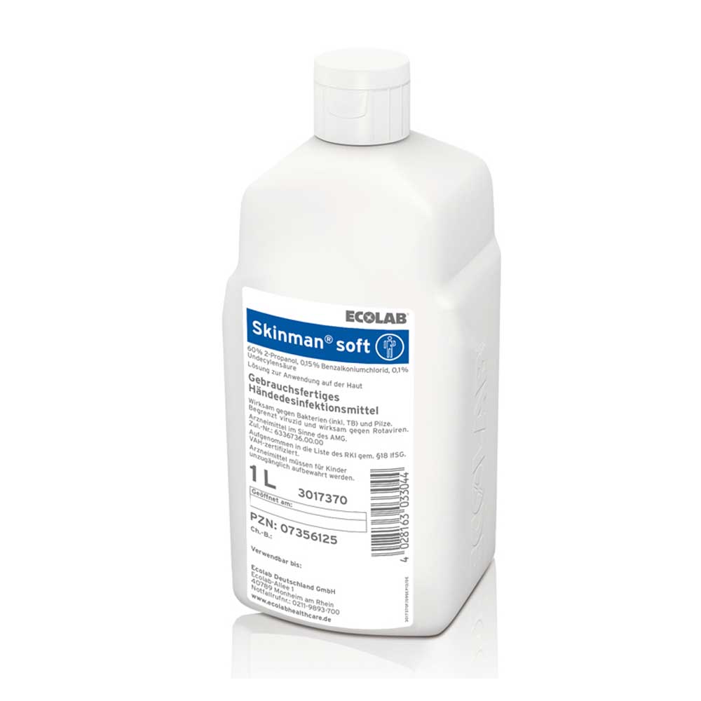 Ecolab Hand Disinfection Skinman Soft, 1000 ml