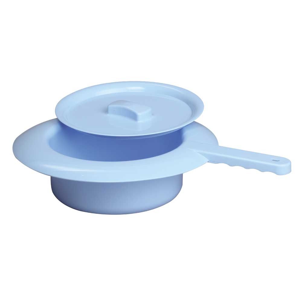 Behrend bedpans, plastic, autoclavable, cover, 31 cm, blue