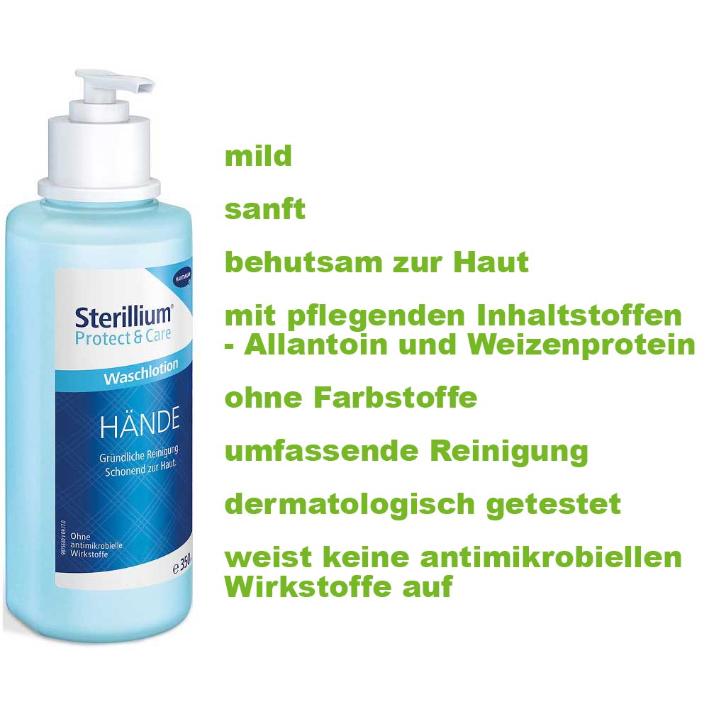 Hartmann Sterillium Protect & Care Washlotion, Dye-Free, 350ml