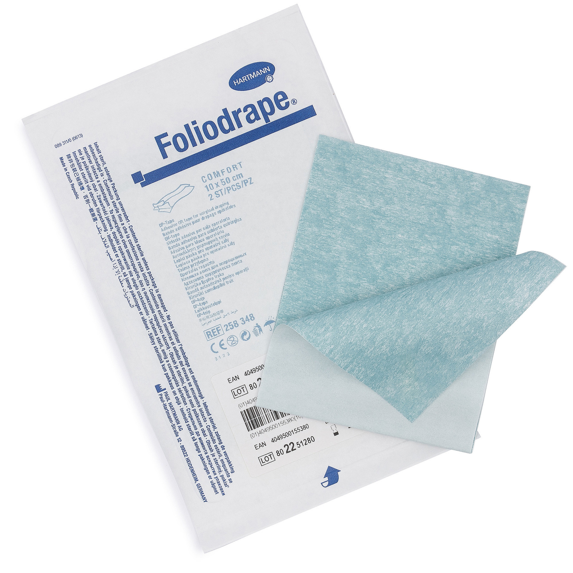 Hartmann Foliodrape® Surgical Adhesive Strips 10x50 cm sterile, paired packed