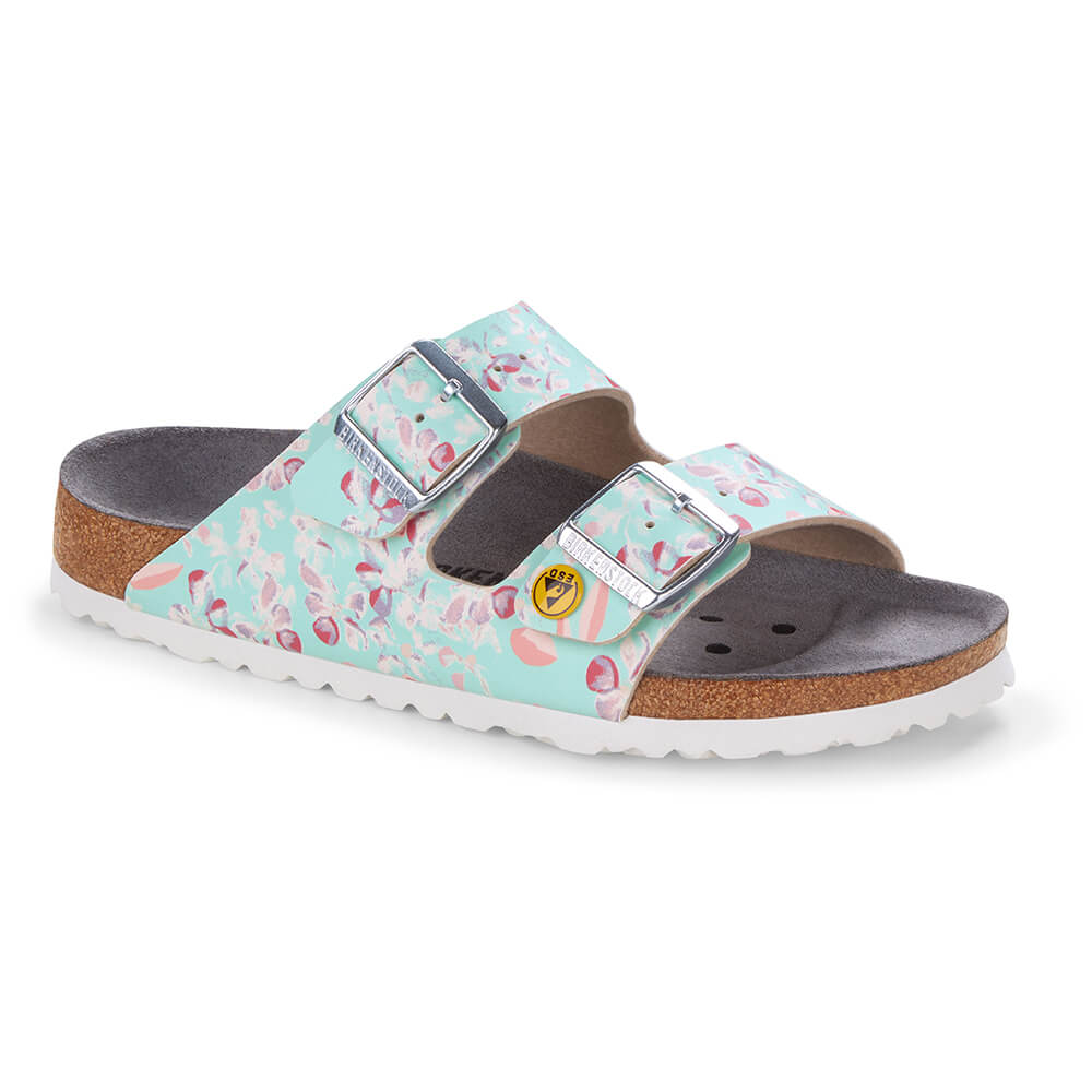 Arizona ESD Antistatic, Birkenstock, Flowery Meadow Mint, Narrow, 43