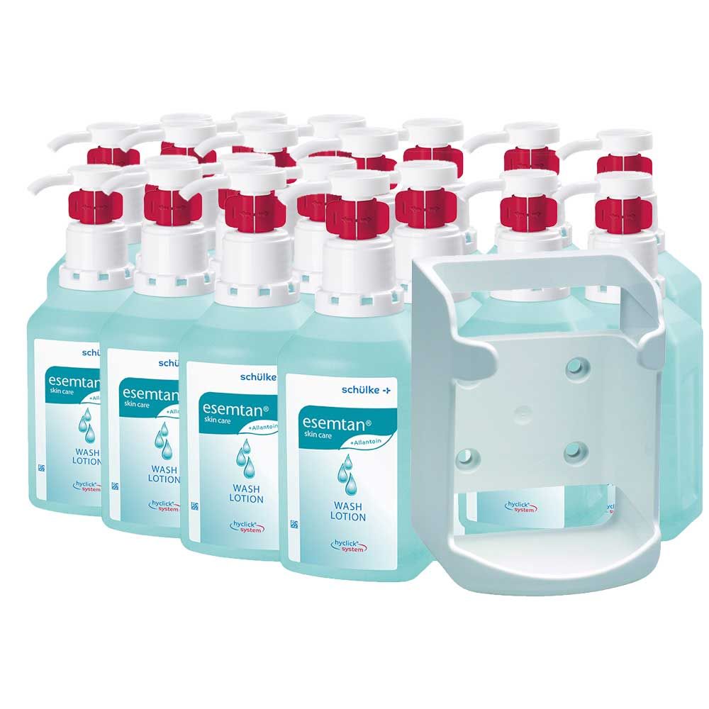 Schülke Set esemtan Wash Lotion 20x500ml, hyclick, with wall mount