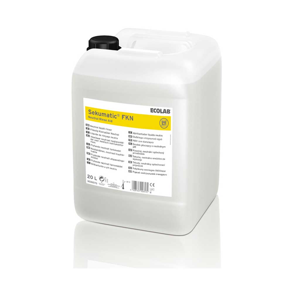 Ecolab Rinse Aid Sekumatic FKN, pH neutral, 20 L