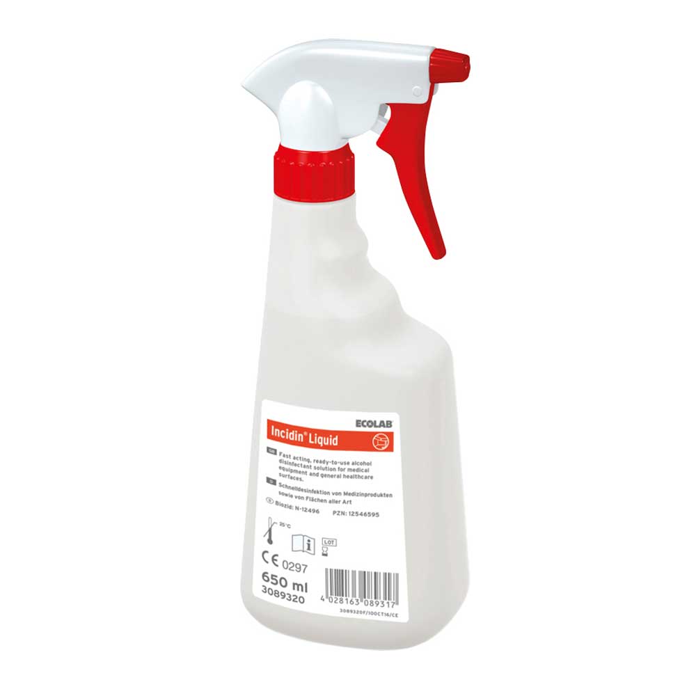 Ecolab Surface Disinfectant Incidin Liquid, Sizes