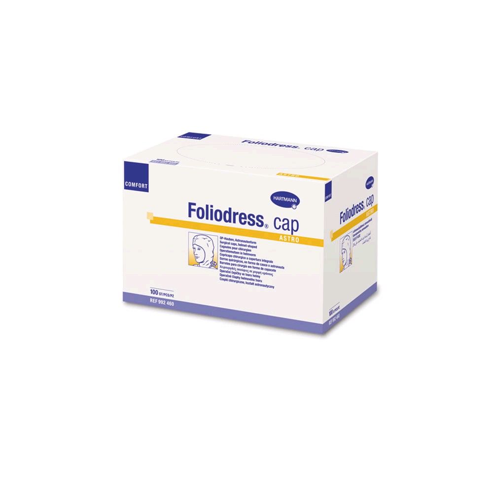 Foliodress cap Comfort Universal white, 100 pack