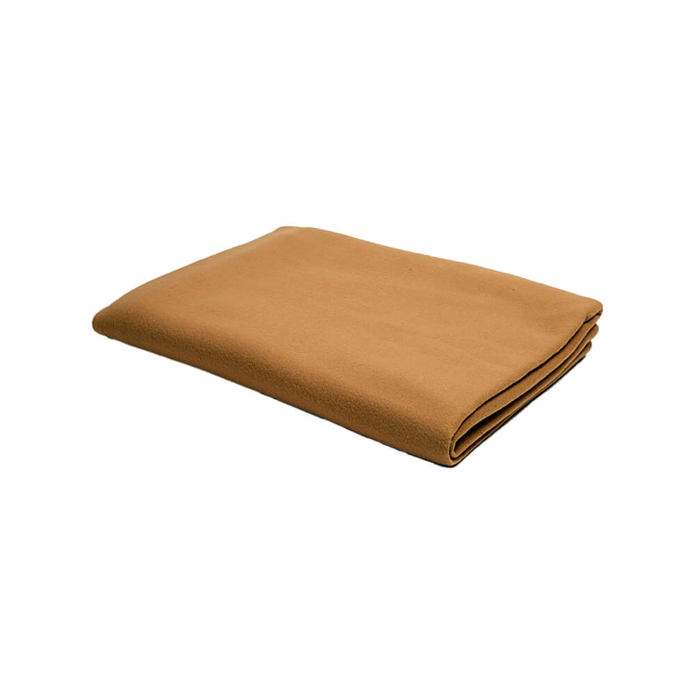 Leina-Werke Wool blanket brown, 140x200cm, 1kg, made of polyester