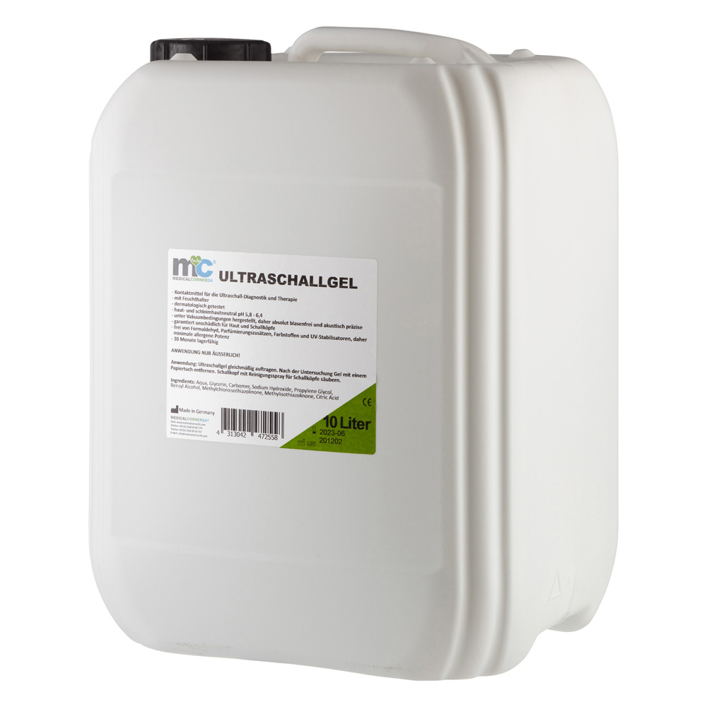 Ultrasound Gel, Sonography Gel, Transmission Gel, 10 litre canister