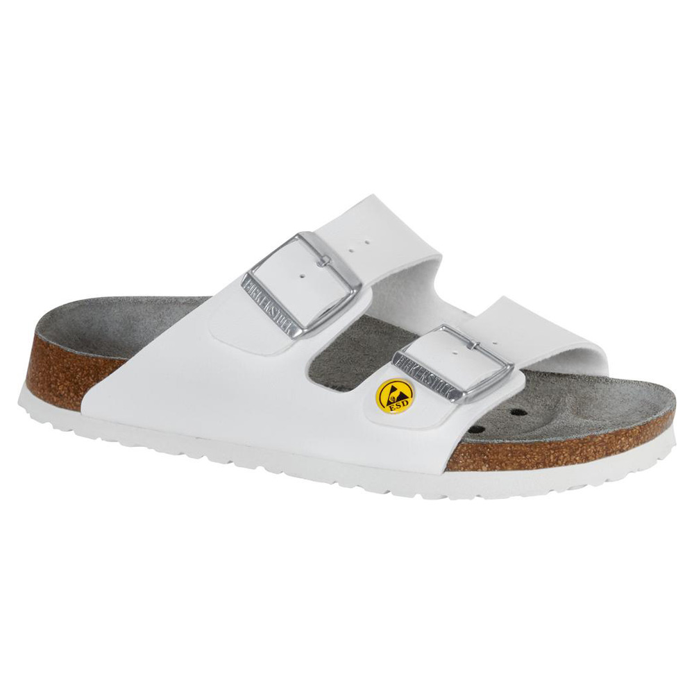 Birkenstock Arizona ESD, TÜV-certified, white, various sizes