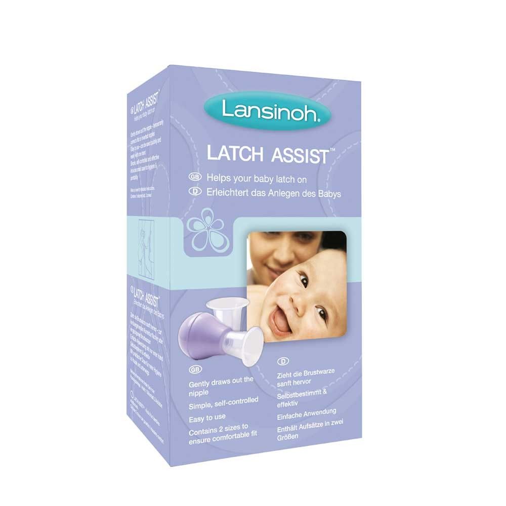 Lansinoh Latch Assist™ nipple everter, nursing help, BPA free, gentle