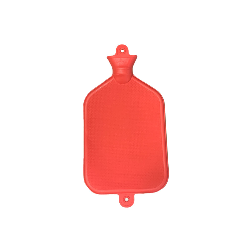 Rubber hot water bag of Sänger, smooth, 3 liter, red