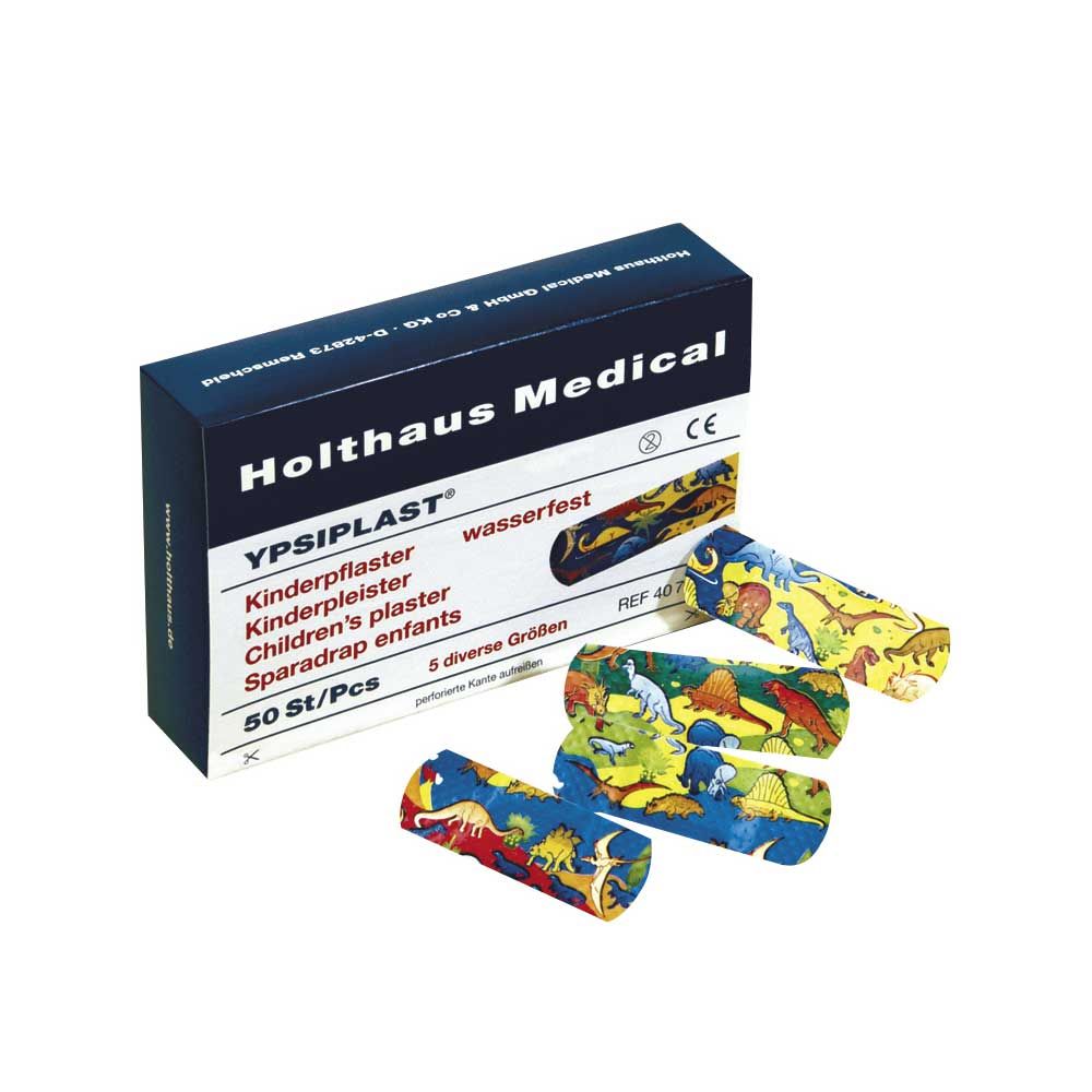 Holthaus Medical YPSIPLAST® Children Plaster, Dino, 50 pcs