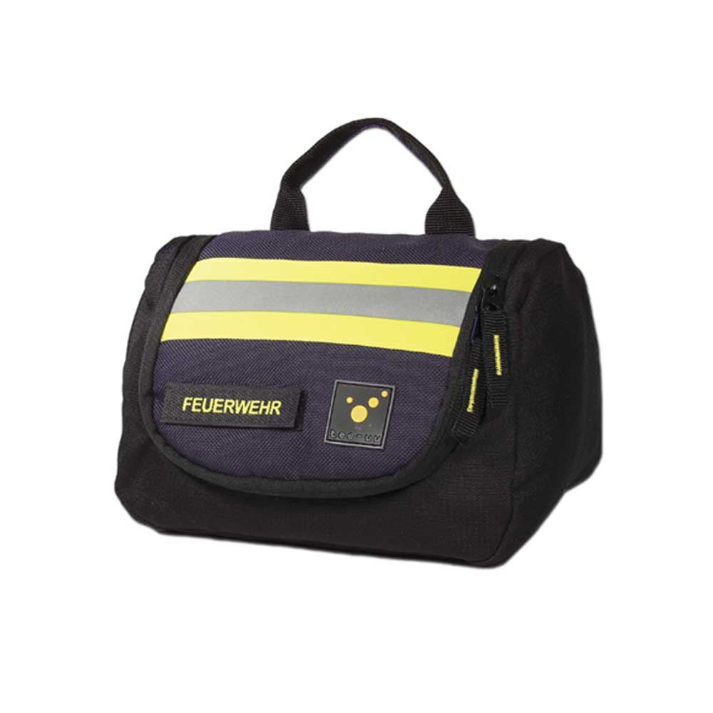 TEE-UU Hero Toilet Bag, Hangable, 25x15x15 cm, Black / Yellow