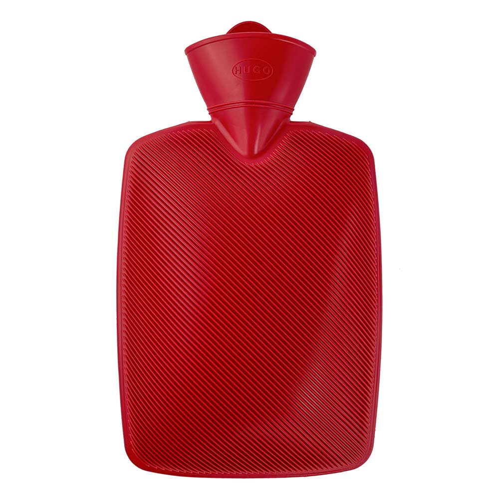 Hugo Frosch Classic Hot Water Bottle 1,8 L, half lamella, different. Colors