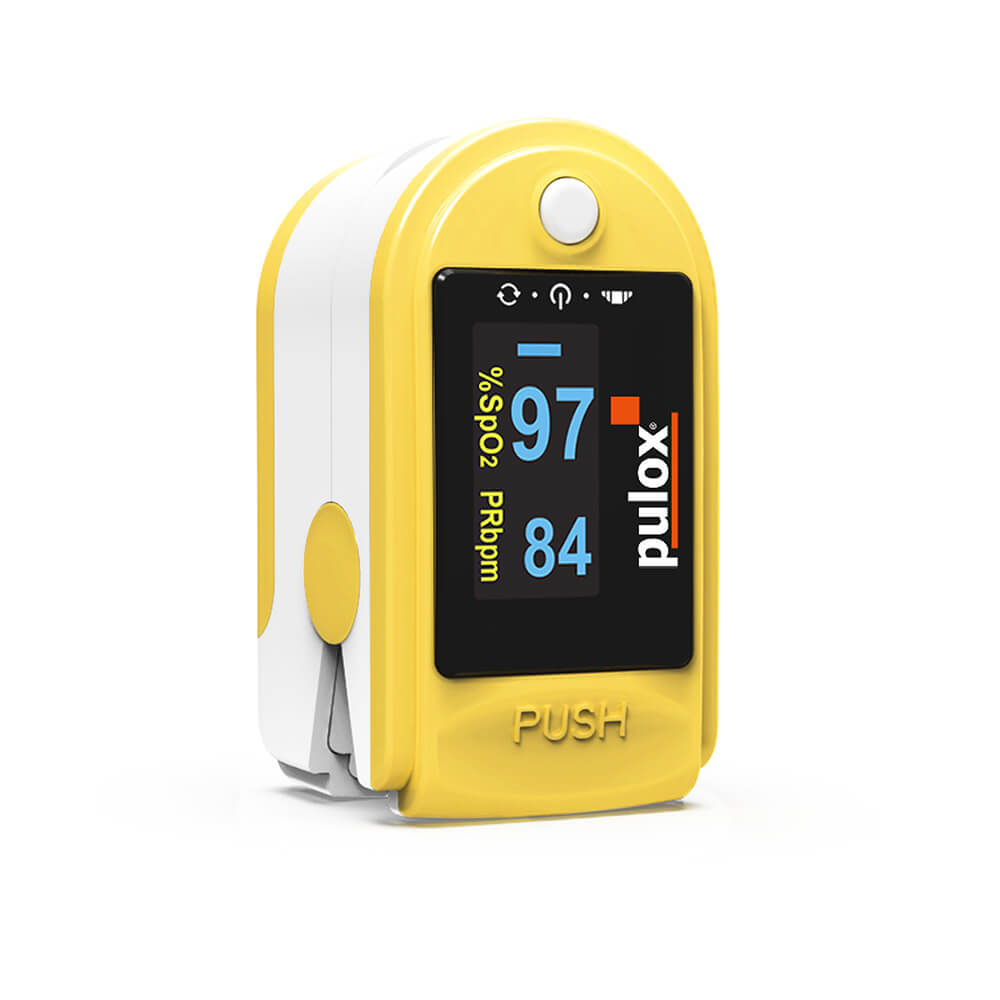 Pulox Finger Pulse Oximeter PO-200, rotatable OLED display, various colors