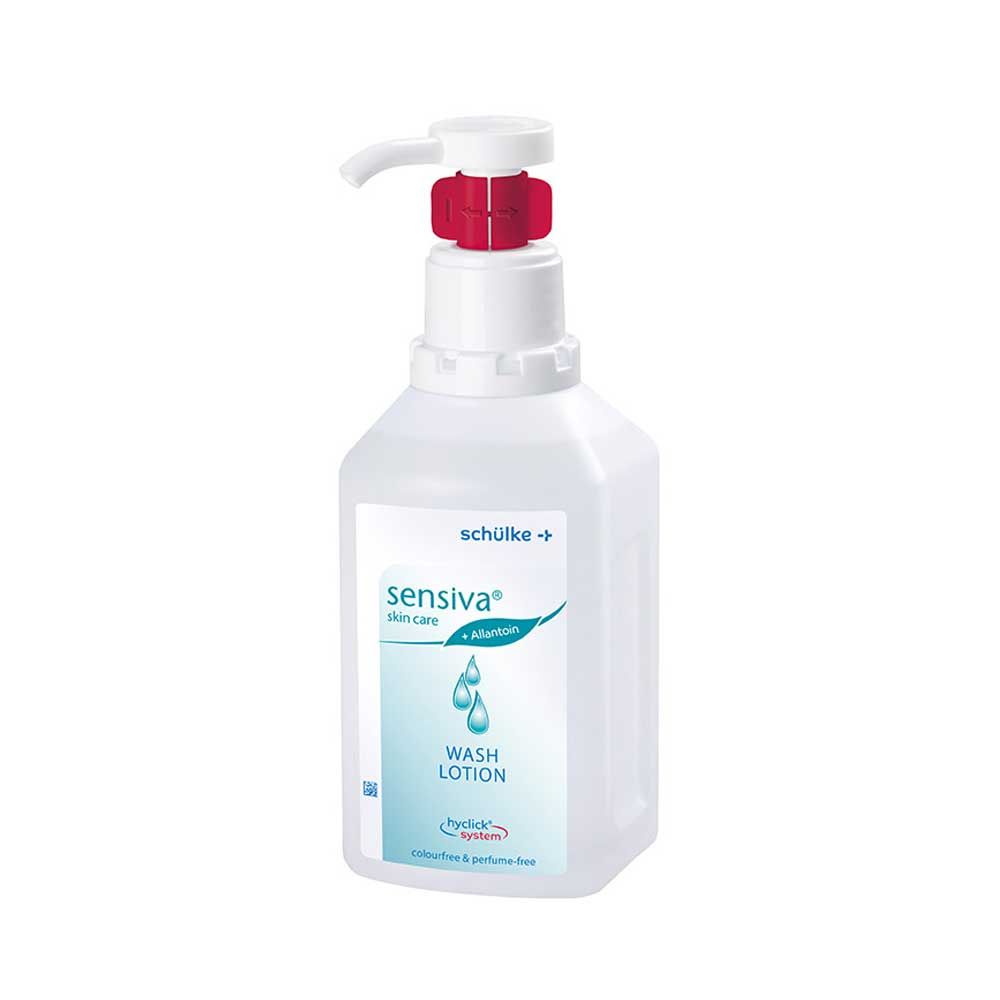 Schülke Set sensiva Wash Lotion 10x1000ml, hyclick Vario dispenser