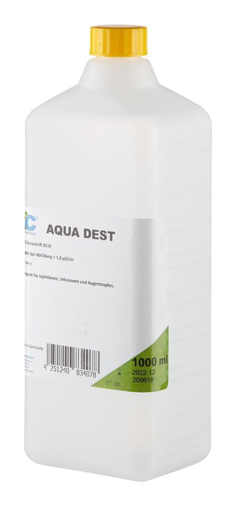 Aqua Dest Distilled Water, Laboratory Water