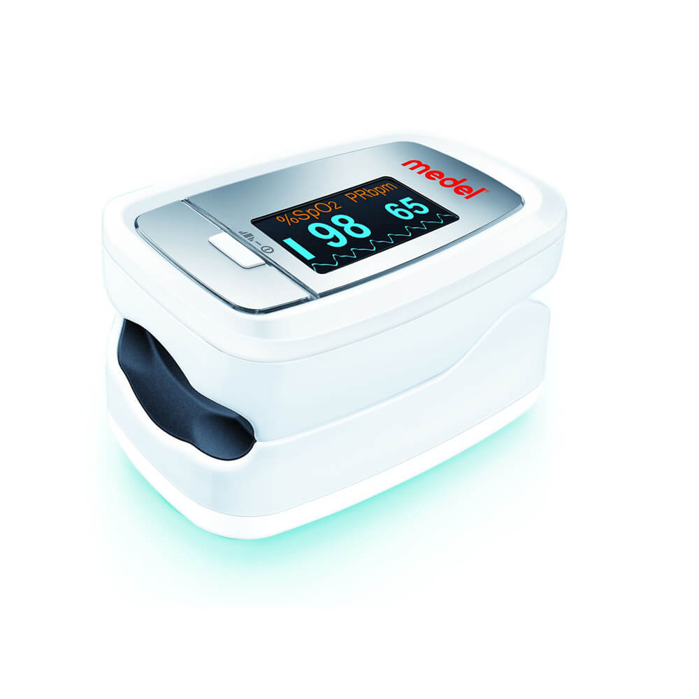 Pulse oximeter OXYGEN PO01, oxygen saturation, pulse, by Medel