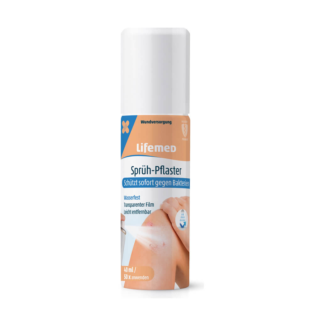 Spray plaster, breathable, waterproof, from Lifemed®, 40ml