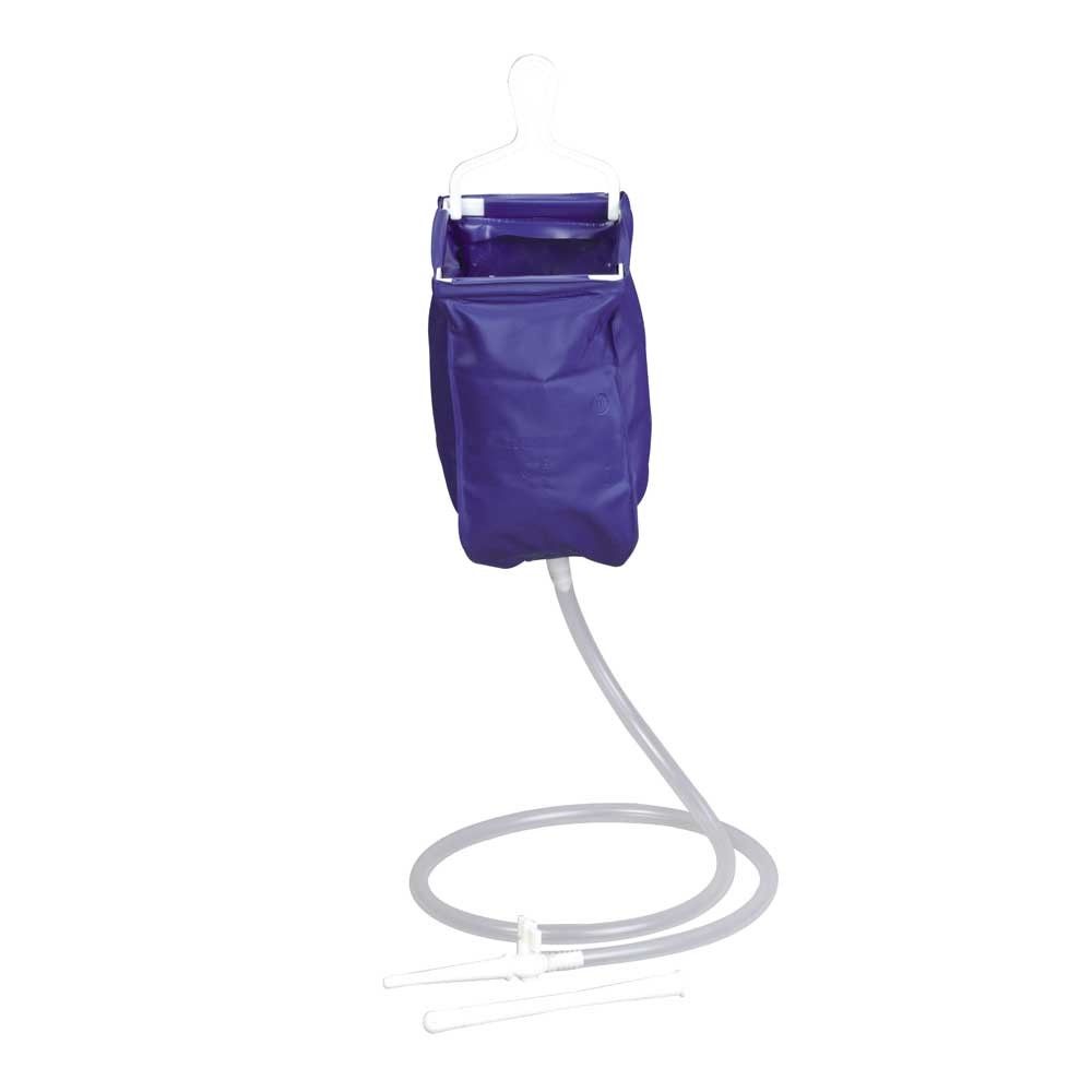 Behrend Travel Irrigator Set, 2 L Cup, tube, enema, 3-piece