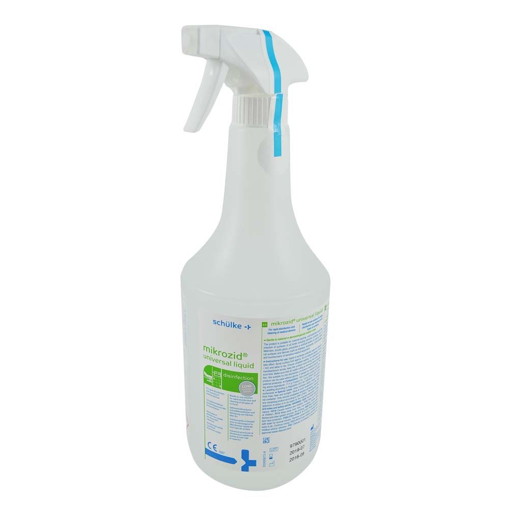 Schülke mikrozid® universal liquid, Surface disinfection