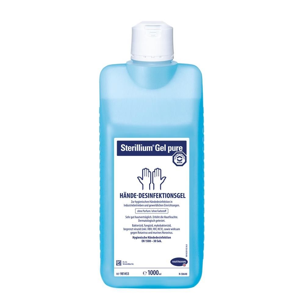 Sterillium® Gel pure hands-disinfectant gel, 85% ethanol, 1.000 ml