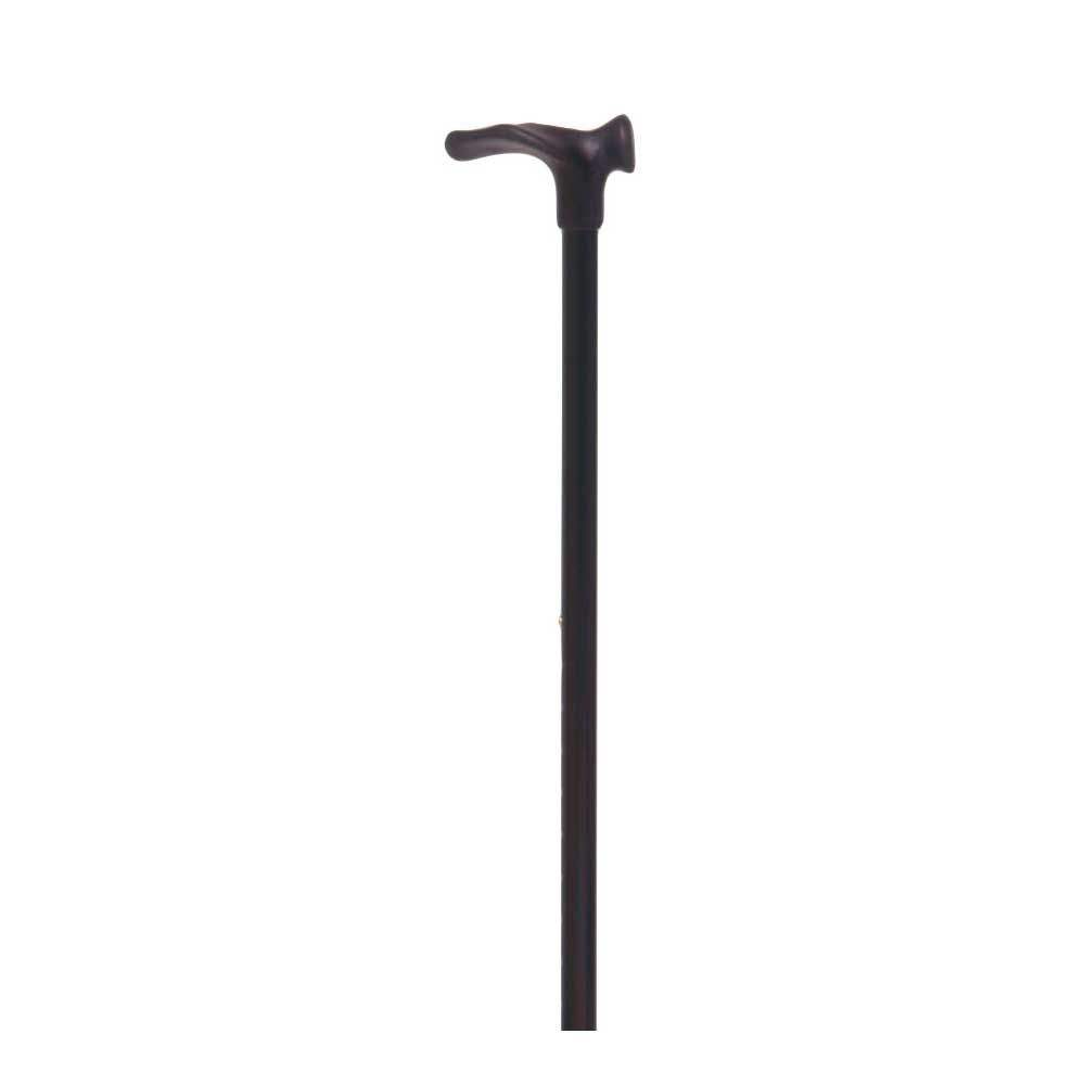 Behrend walking stick, anatomical handle, left, black