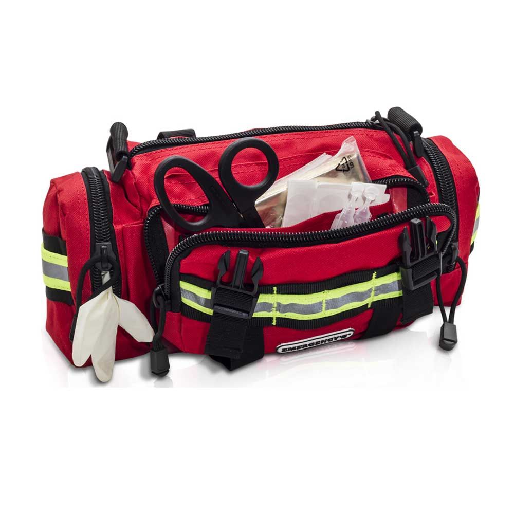 ELITE BAGS paramedic bag HIPSTER, hip / shoulder, red