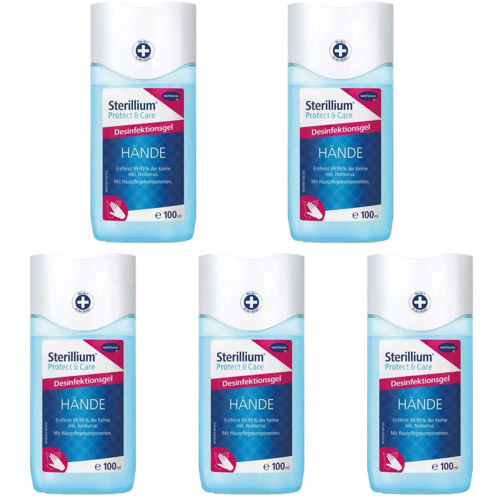 Hartmann Sterillium Protect & Care Disinfection Gel to Go, 5x 100 ml