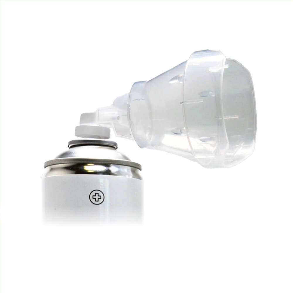 Mask for oxygen cylinder, mouthpiece, for home / travelling