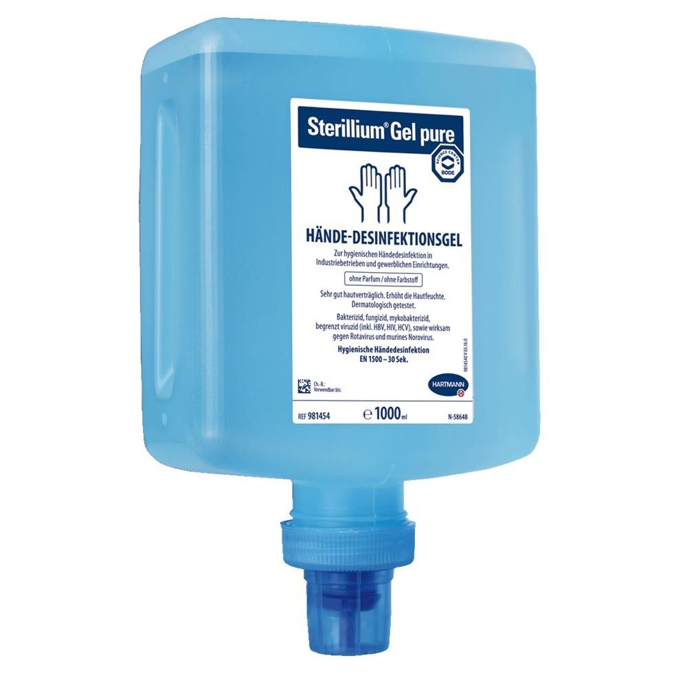 Sterillium® Gel pure hands-Disinfectant, 1000 ml with dosing pump