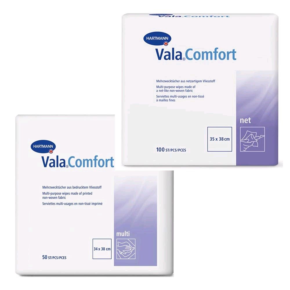 Hartmann multipurpose cloths Vala®Comfort net or multi, nonwoven wipes