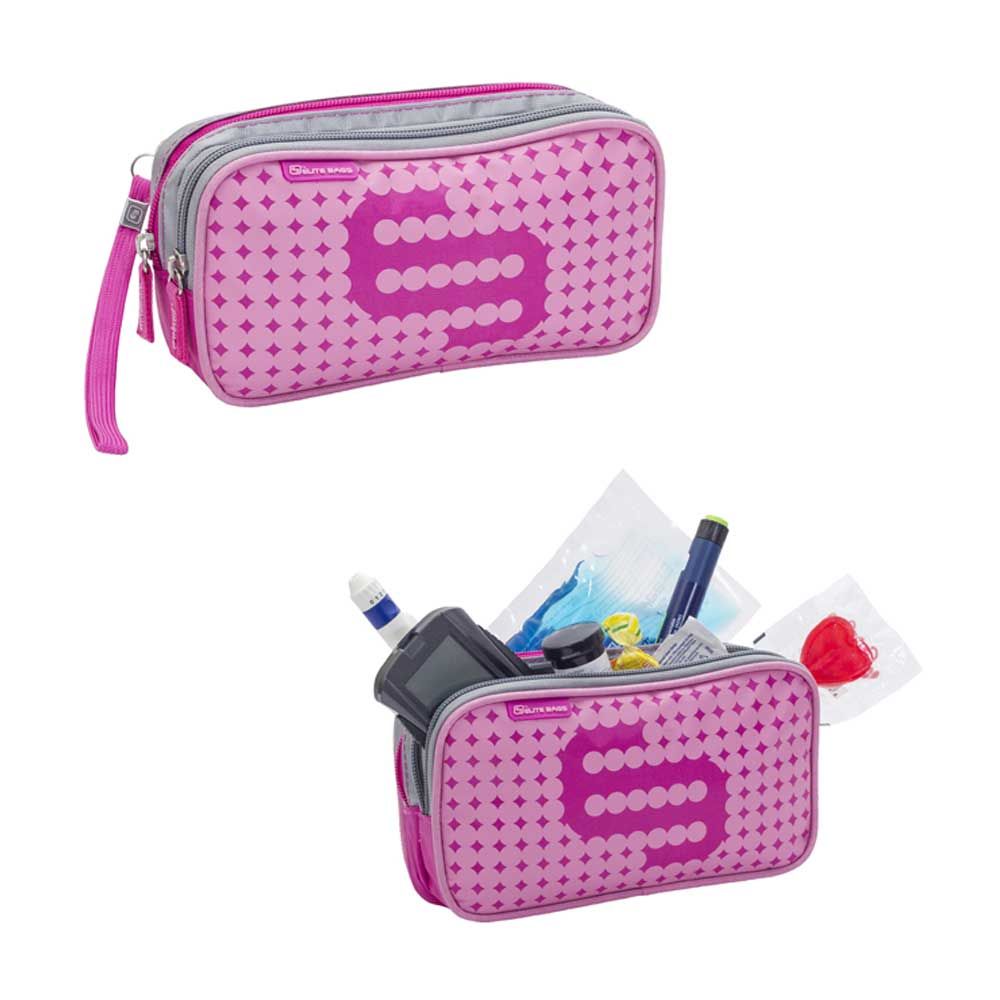 ELITE BAGS diabetics bag DIA-S, incl cool pack, pink