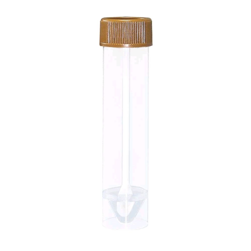 Ratiomed fecal sample tubes, screw, DIN EN 829, spoon, 30ml, 500 pcs