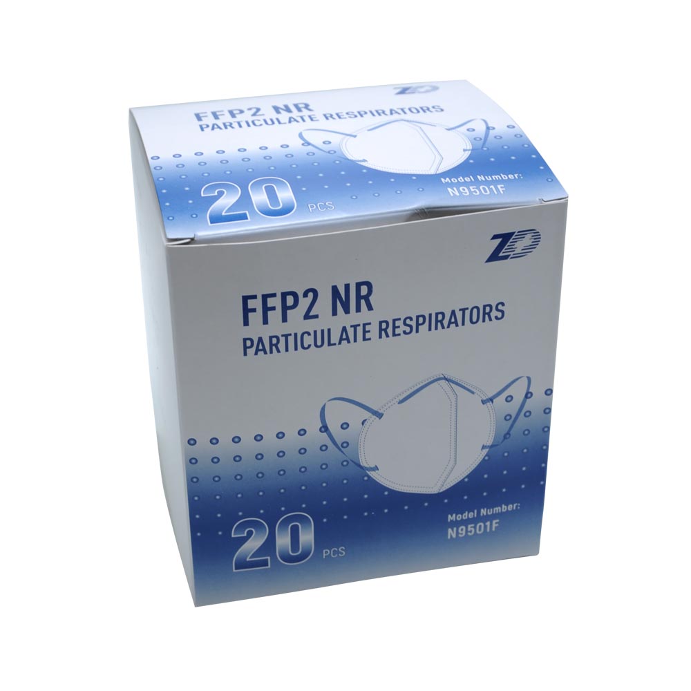 FFP2 respirator, without valve, by Noba, various quantities