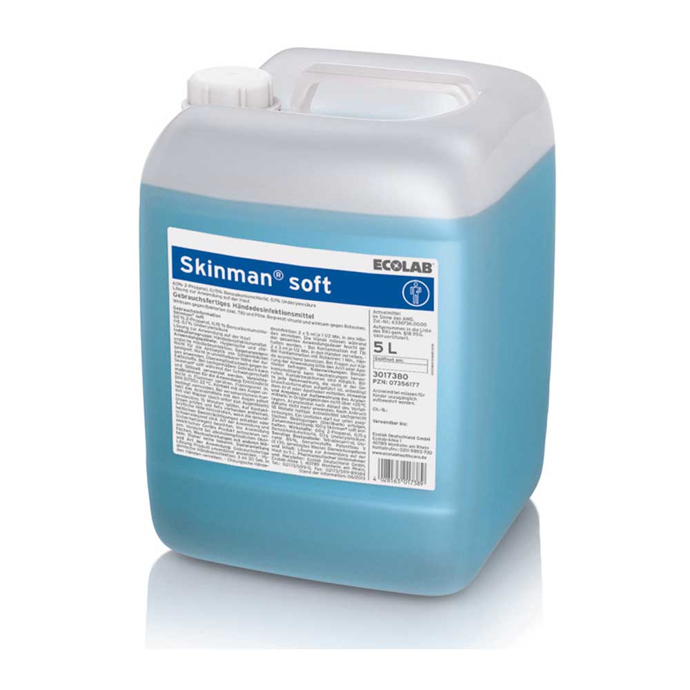 Ecolab Hand Disinfection Skinman Soft, Sizes