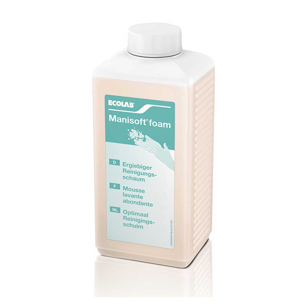 Ecolab Wash Lotion Manisoft Foam, Soap- /Alkali-Free, 800 ml