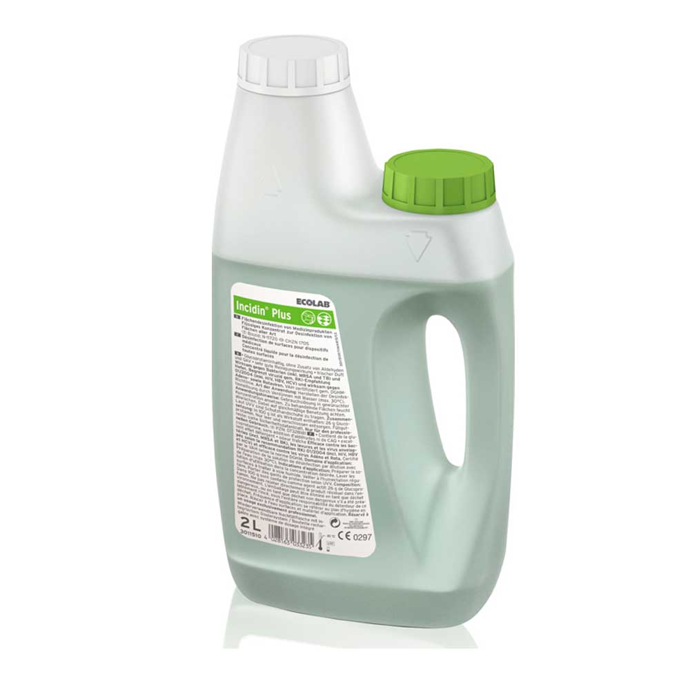 Ecolab Surface Disinfectant Incidin Plus, aldehyde-free, Sizes