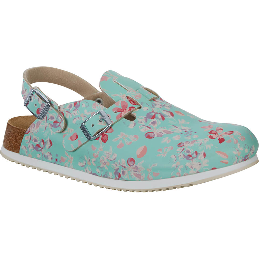 Kay SL super outsole, Birkenstock, narrow, flower meadow mint, size 40