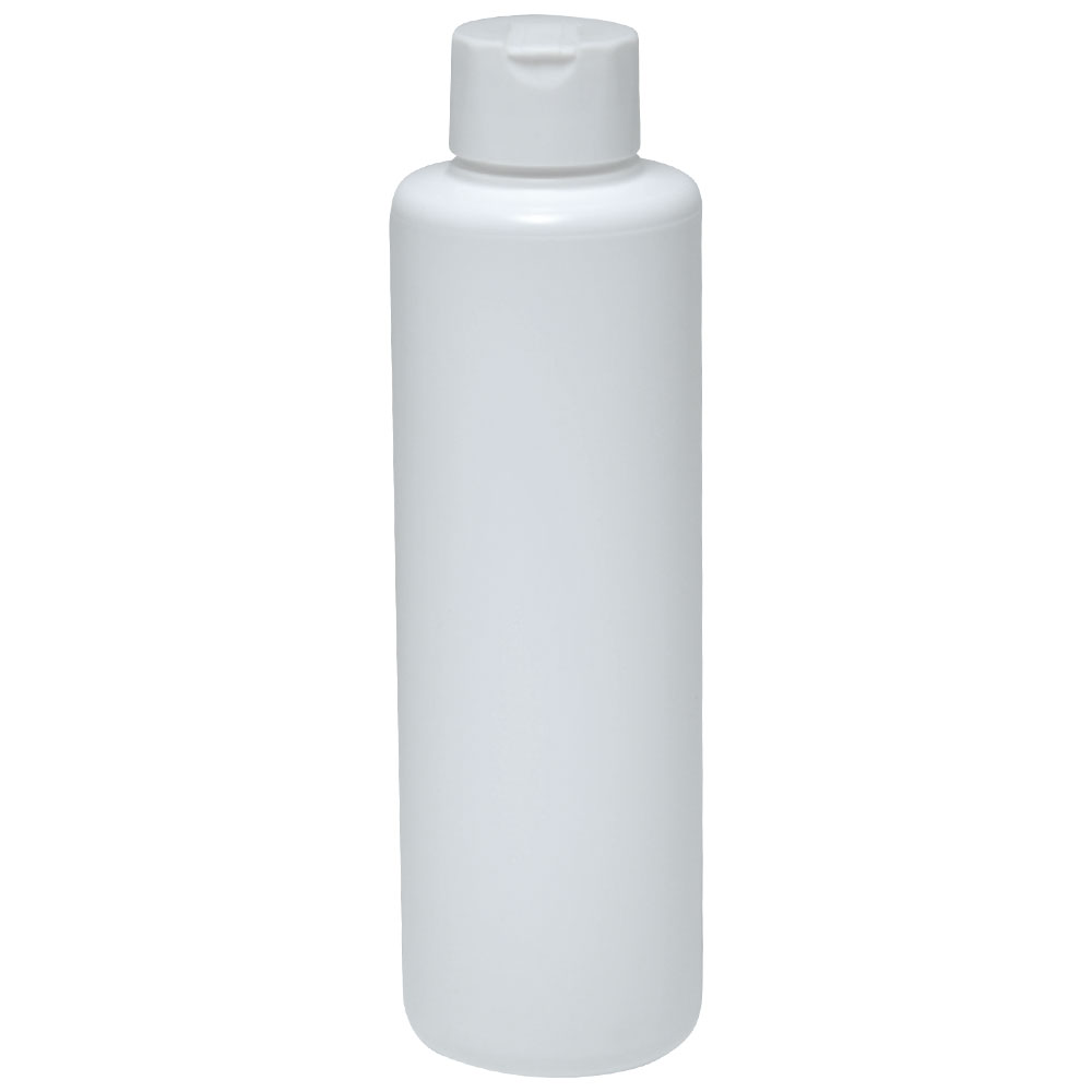 Empty Bottle with Screw Cap, 250 ml, white