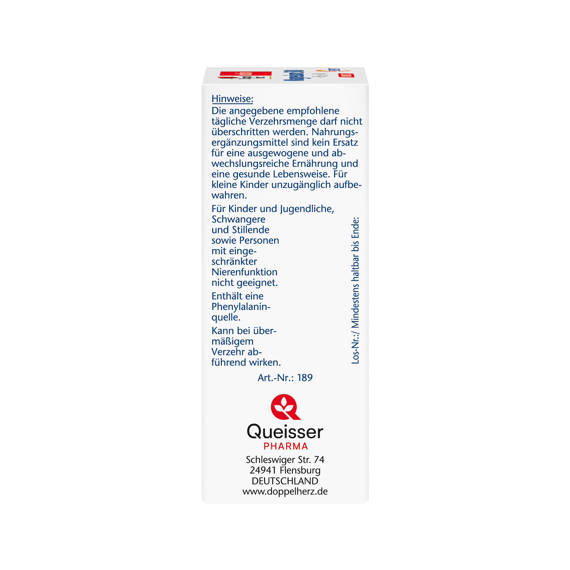 Doppelherz aktiv Magnesium 500 + B12 + D3 Depot, direct, 20 Portions