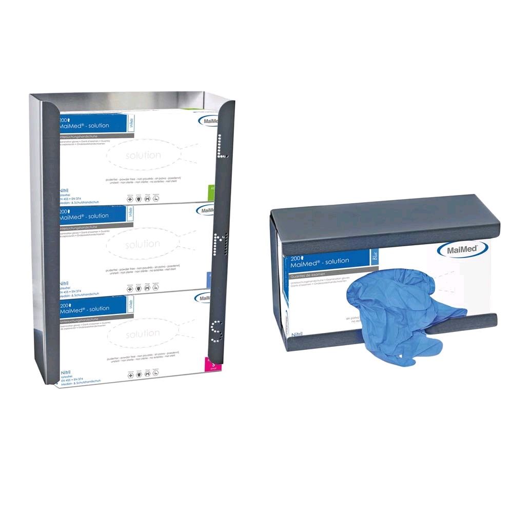 MaiMed Holder HSS steel, wall bracket for 1 or 3 gloveboxes