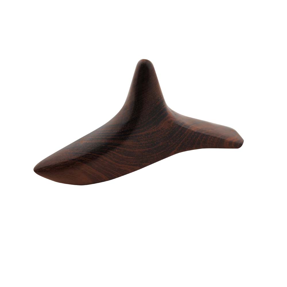 MC24® Massage Wood Tricorn Birdy, Hardwood, Smooth, Trigger Point, 1pc