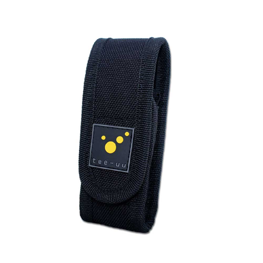 TEE-UU TOOL Holster For Rescue Knife, Velcro, Black, 5x16x4cm