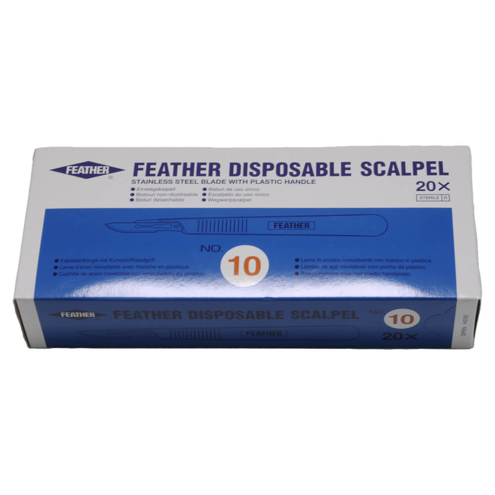Feather disposable scalpels, sterile, 20 pieces, figur 23