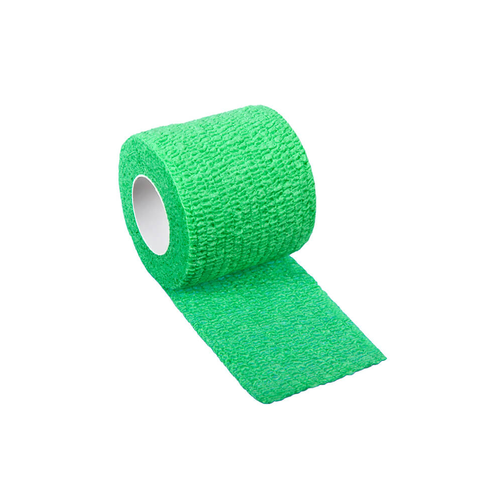 Nobaheban cohesive compression bandage, green, 4,5m x 7,5cm