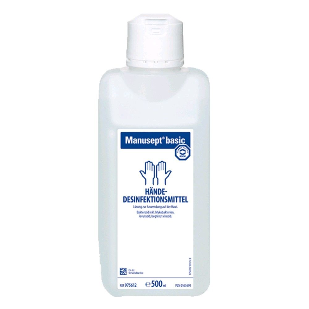 Bode Manusept® basic hand hygiene, color dye / fragrance free, 500 ml