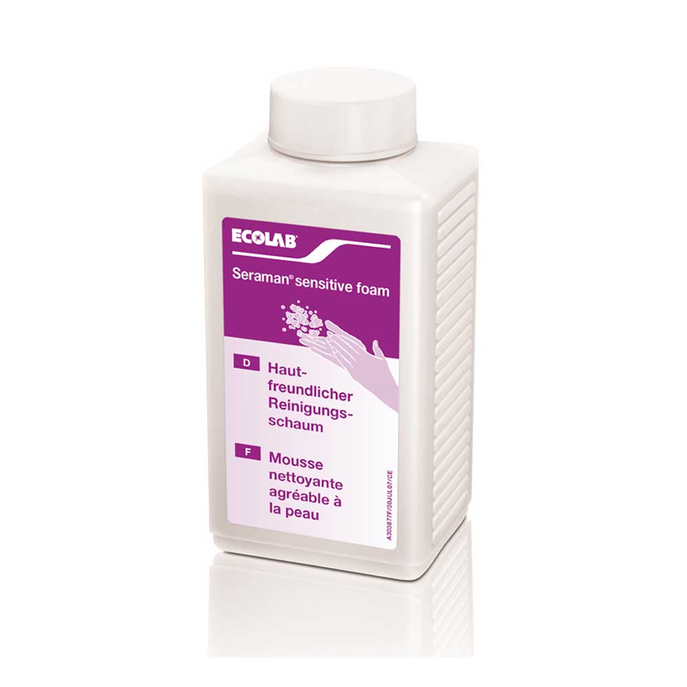 Ecolab Washing Lotion Seraman Sensitive Foam, fragrance-free, 400 ml