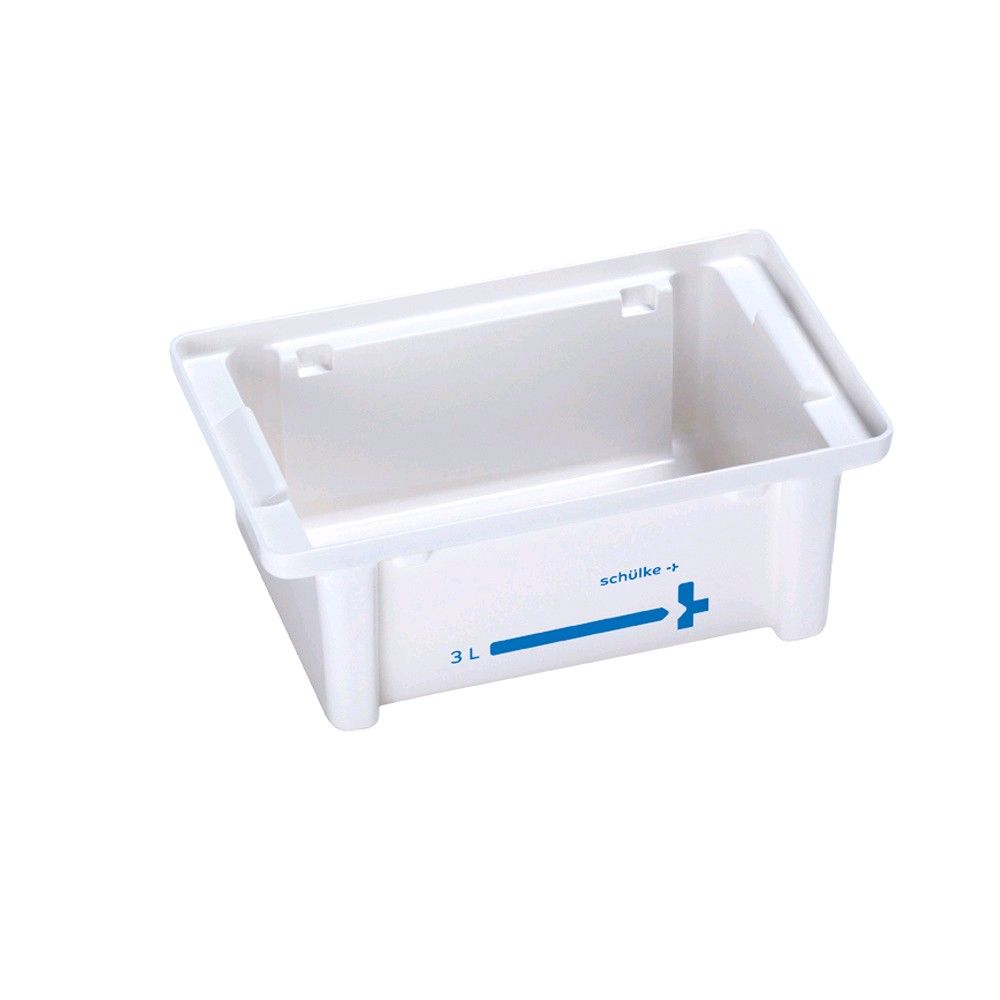 Schülke disinfection tray, heat-resistant, white / white 3 liter