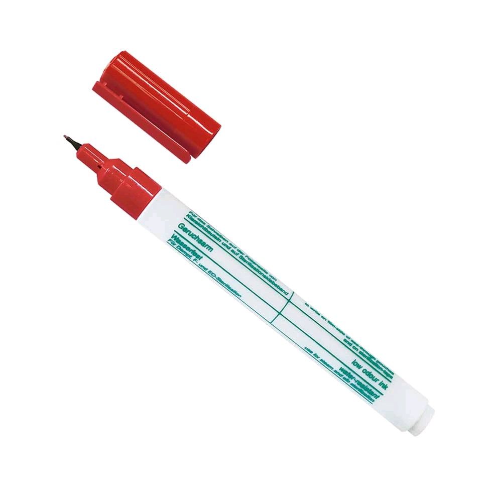 Ratiomed marking pen, permanent, 0.75mm line width, red, 1 item